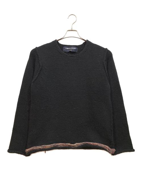COMME des GARCONS HOMME（コムデギャルソン オム）COMME des GARCONS HOMME (コムデギャルソン オム) 厚手ニット ブラック サイズ:Sの古着・服飾アイテム