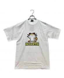 cyber graphics×pokemon（サイバーグラフィックス×ポケモン）の古着「ニャース Tシャツ」｜ホワイト