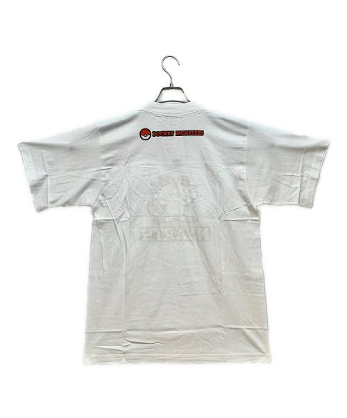 cyber graphics（サイバーグラフィックス）cyber graphics (サイバーグラフィックス) pokemon (ポケモン) ニャース Tシャツ ホワイト サイズ:Mの古着・服飾アイテム