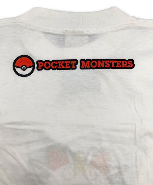 cyber graphics（サイバーグラフィックス）cyber graphics (サイバーグラフィックス) pokemon (ポケモン) ニャース Tシャツ ホワイト サイズ:Mの古着・服飾アイテム