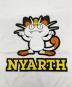 中古・古着 cyber graphics (サイバーグラフィックス) pokemon (ポケモン) ニャース Tシャツ ホワイト サイズ:M：18000円