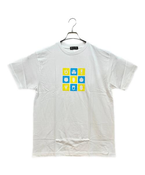 Pokemon Center（ポケモンセンター）Pokemon Center (ポケモンセンター) 足形＆シルエット Tシャツ ホワイト サイズ:Lの古着・服飾アイテム