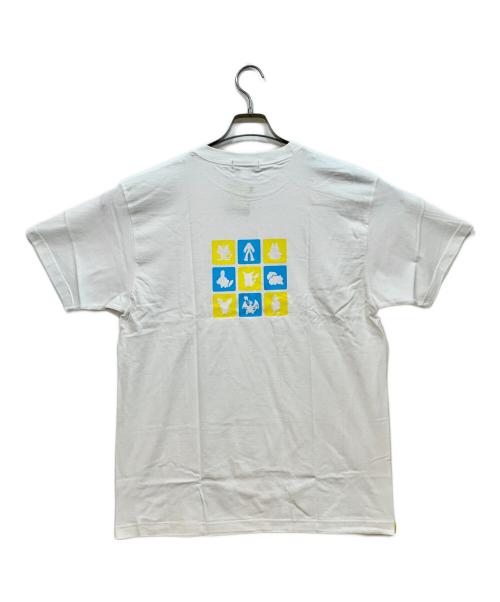 Pokemon Center（ポケモンセンター）Pokemon Center (ポケモンセンター) 足形＆シルエット Tシャツ ホワイト サイズ:Lの古着・服飾アイテム