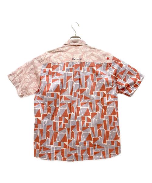KAWATANI SHIRT（カワタニシャツ）KAWATANI SHIRT (カワタニシャツ) Love bird インコ 半袖シャツ クスミピンク サイズ:Lの古着・服飾アイテム