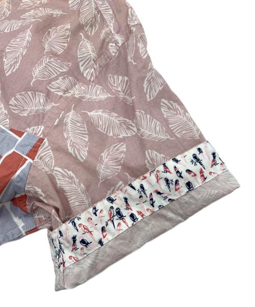 KAWATANI SHIRT（カワタニシャツ）KAWATANI SHIRT (カワタニシャツ) Love bird インコ 半袖シャツ クスミピンク サイズ:Lの古着・服飾アイテム