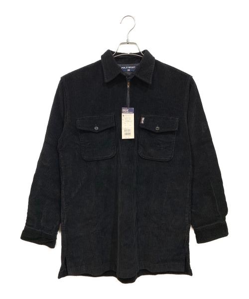 POLO SPORT（ポロスポーツ）POLO SPORT (ポロスポーツ) ハーフジップスウェット ブラック サイズ:170cmの古着・服飾アイテム