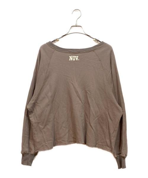 RIVE DROITE（リヴドロワ）RIVE DROITE (リヴドロワ) ワイドロゴカットオフスエット グレー サイズ:Fの古着・服飾アイテム