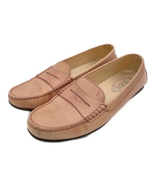 TOD'S（トッズ）TOD'S (トッズ) ローファー ピンク サイズ:41の古着・服飾アイテム