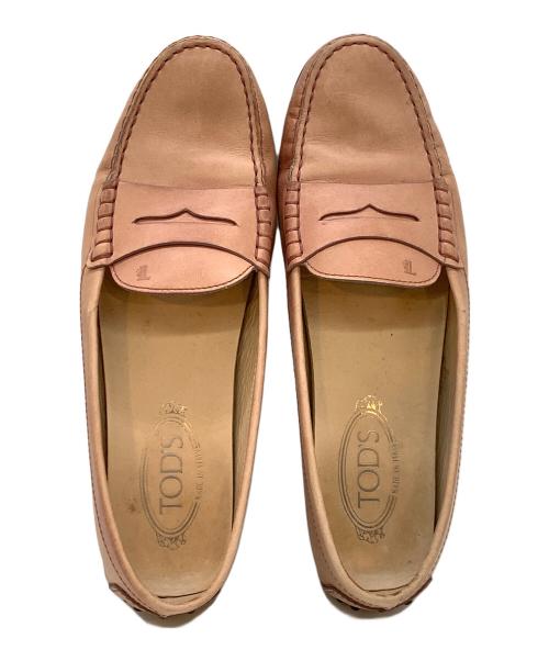 TOD'S（トッズ）TOD'S (トッズ) ローファー ピンク サイズ:41の古着・服飾アイテム