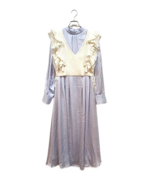 CELFORD（セルフォード）CELFORD (セルフォード) セットアップ ホワイト×ブルー サイズ:38の古着・服飾アイテム
