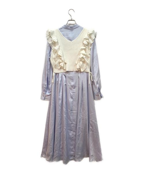 CELFORD（セルフォード）CELFORD (セルフォード) セットアップ ホワイト×ブルー サイズ:38の古着・服飾アイテム
