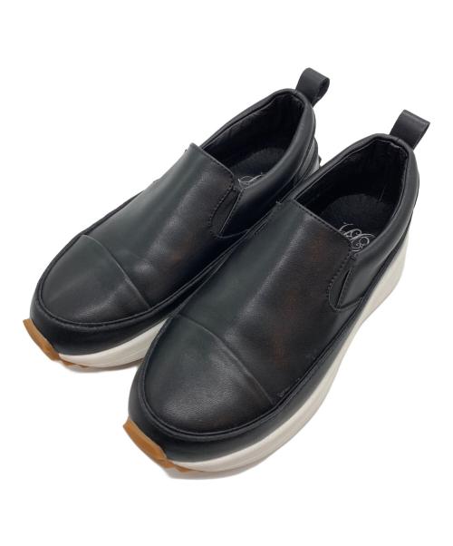 BEARDSLEY（ビアズリー）BEARDSLEY (ビアズリー) スリッポン ブラック サイズ:25.0の古着・服飾アイテム