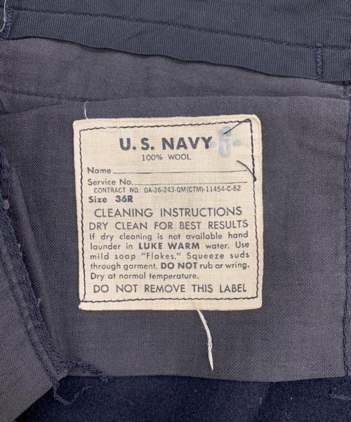 U'S NAVY（ユーエスネイビー）U'S NAVY (ユーエスネイビー) ウールセーラーパンツ ネイビー サイズ:36Rの古着・服飾アイテム