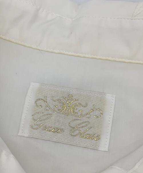 GRACE CONTINENTAL（グレースコンチネンタル）GRACE CONTINENTAL (グレースコンチネンタル) スターカットワークシャツ ホワイト サイズ:36の古着・服飾アイテム