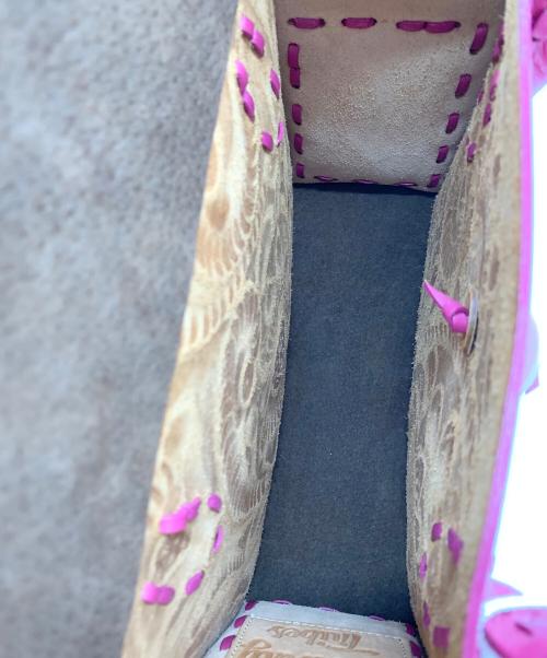 Carving Tribes（カービングトライブス）Carving Tribes (カービングトライブス) ハンドバッグ ピンクの古着・服飾アイテム
