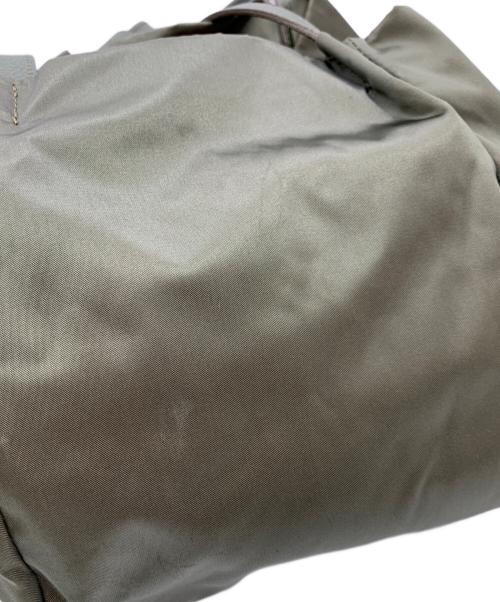 russet（ラシット）russet (ラシット) バルーントートバッグ カーキ×オレンジの古着・服飾アイテム