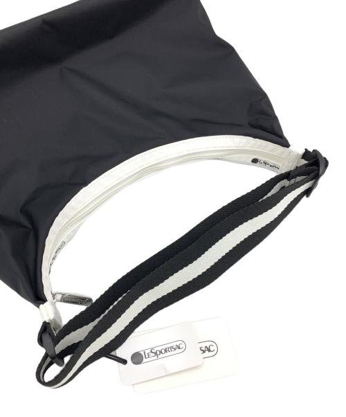 LeSportsac（レスポートサック）LeSportsac (レスポートサック) RESCENT SHOULDER BAG / ショルダーバッグ ホワイト×ブラックの古着・服飾アイテム