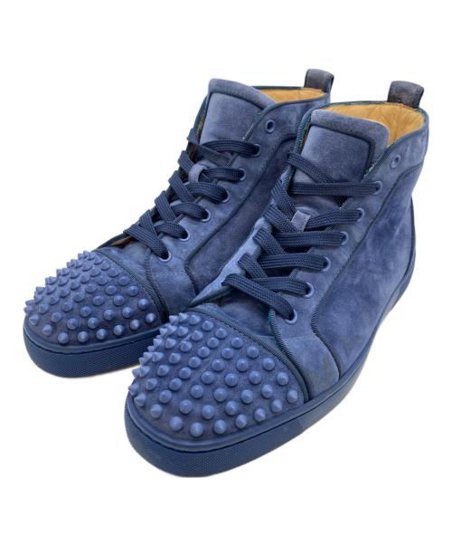 Christian Louboutin（クリスチャン・ルブタン）Christian Louboutin (クリスチャン・ルブタン) Lou Spikes Flat ブルー サイズ:41 1/2の古着・服飾アイテム