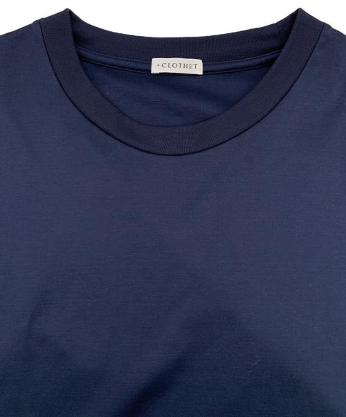 +CLOTHET（クロスクローゼット）+CLOTHET (クロスクローゼット) ドレスTシャツ ネイビー サイズ:4の古着・服飾アイテム