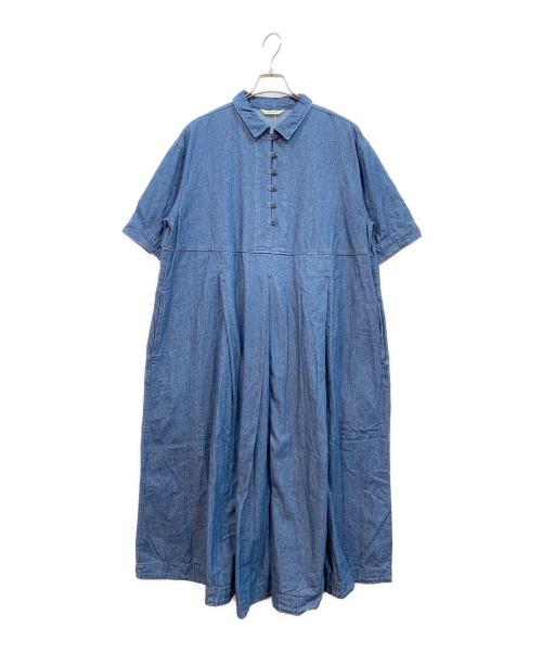 soulberry（ソウルベリー）soulberry (ソウルベリー) 私の夏デニムワンピース インディゴ サイズ:Lの古着・服飾アイテム