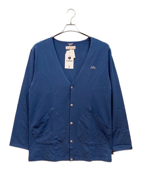SOU・SOU（ソウソウ）SOU・SOU (ソウソウ) 薄手カーディガン ブルー サイズ:Lの古着・服飾アイテム