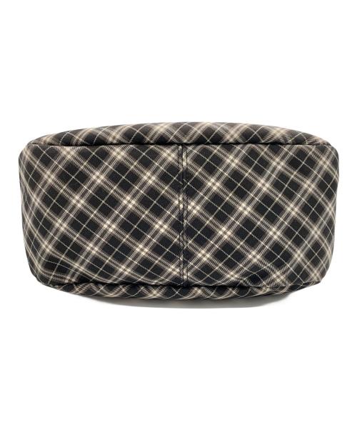 BLUE LABEL CRESTBRIDGE（ブルーレーベルクレストブリッジ）BLUE LABEL CRESTBRIDGE (ブルーレーベルクレストブリッジ) ショルダーバッグ ブラック×ブラウンの古着・服飾アイテム