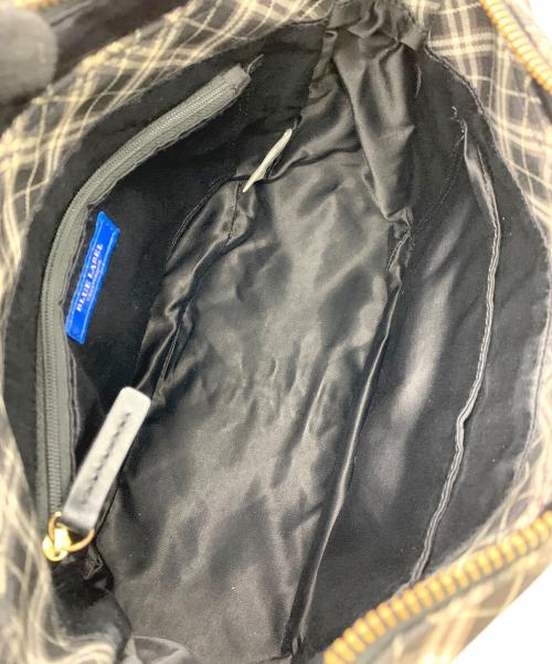 BLUE LABEL CRESTBRIDGE（ブルーレーベルクレストブリッジ）BLUE LABEL CRESTBRIDGE (ブルーレーベルクレストブリッジ) ショルダーバッグ ブラック×ブラウンの古着・服飾アイテム