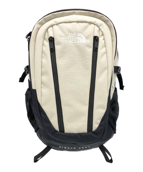 THE NORTH FACE（ザ ノース フェイス）THE NORTH FACE (ザ ノース フェイス) シングルショット / リュック ブラック×ベージュの古着・服飾アイテム