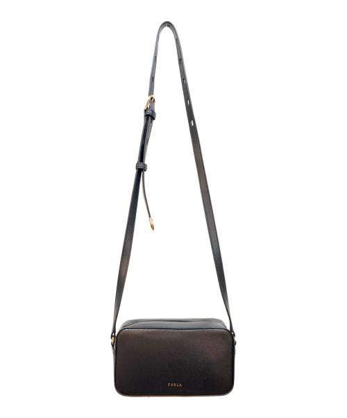 FURLA（フルラ）FURLA (フルラ) ミニクロスボディバッグ ブラックの古着・服飾アイテム