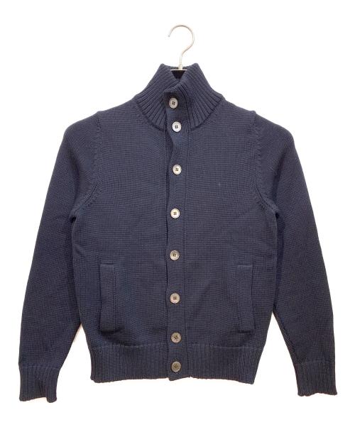 Zanone（ザノーネ）Zanone (ザノーネ) 厚手カーディガン ネイビー サイズ:44の古着・服飾アイテム