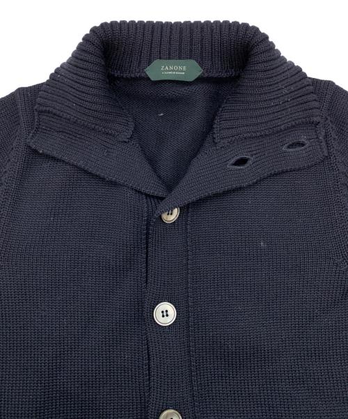 Zanone（ザノーネ）Zanone (ザノーネ) 厚手カーディガン ネイビー サイズ:44の古着・服飾アイテム