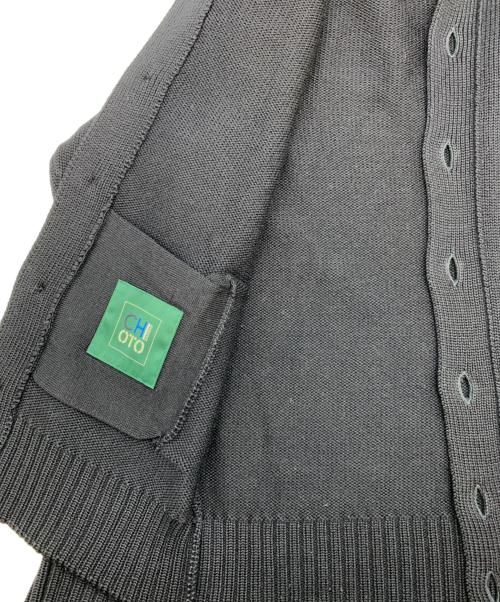 Zanone（ザノーネ）Zanone (ザノーネ) 厚手カーディガン ネイビー サイズ:44の古着・服飾アイテム