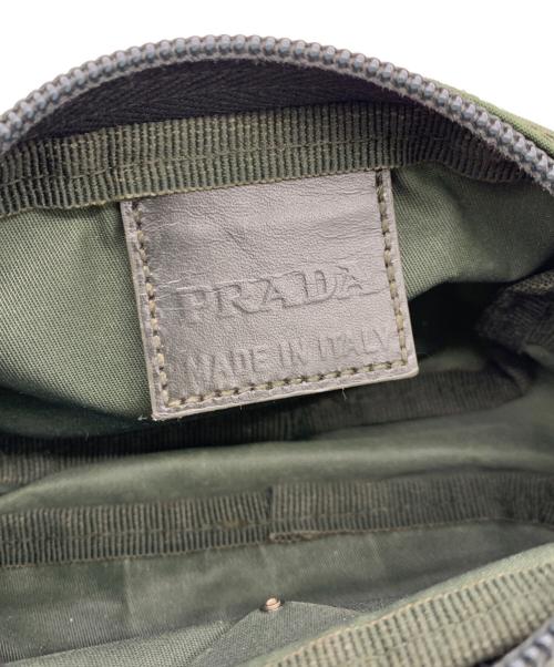 PRADA（プラダ）PRADA (プラダ) ミニポーチ オリーブの古着・服飾アイテム