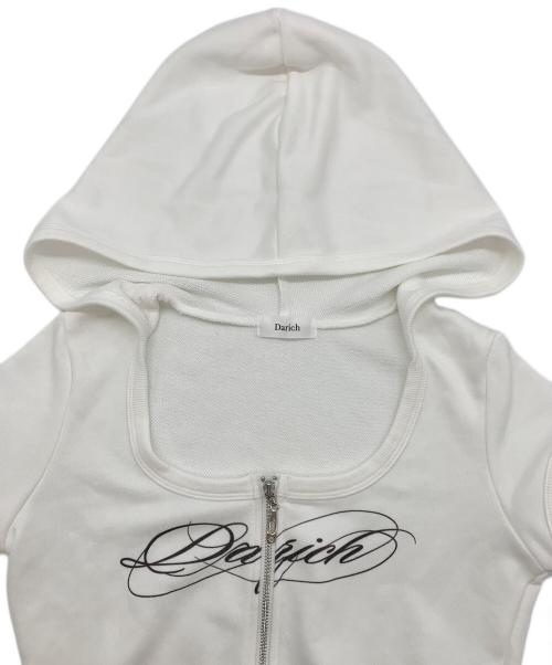 darich（ダーリッチ）darich (ダーリッチ) スウェットフレアミニセットアップ ホワイト サイズ:Freeの古着・服飾アイテム