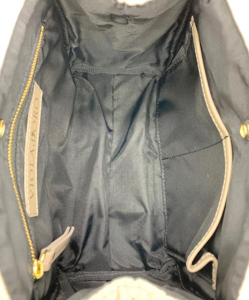 VIOLAd'ORO（ヴィオラドーロ）VIOLAd'ORO (ヴィオラドーロ) 2WAYバッグ グレーの古着・服飾アイテム