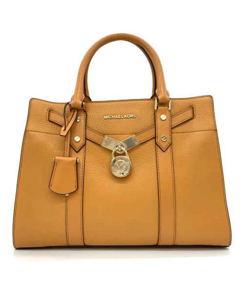 MICHAEL KORS（マイケルコース）MICHAEL KORS (マイケルコース) サッチェルバック ブラウンの古着・服飾アイテム