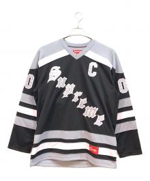 SUPREME（シュプリーム）の古着「ホッケーシャツ」｜ブラック×グレー