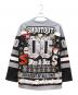 SUPREME (シュプリーム) ホッケーシャツ ブラック×グレー サイズ:M：25000円