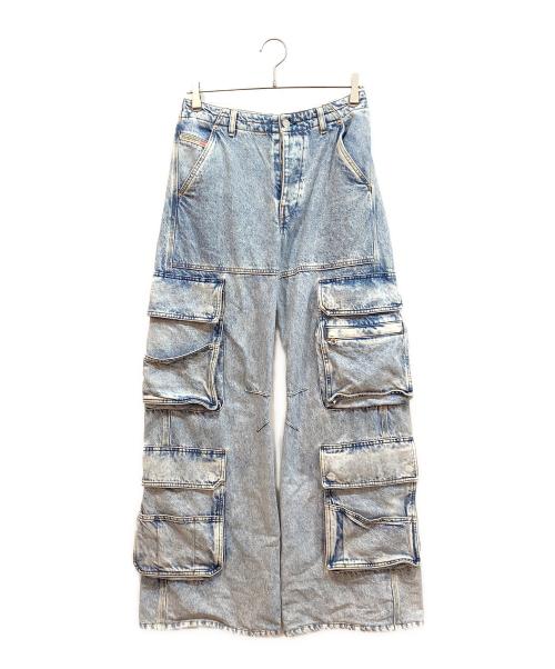 DIESEL（ディーゼル）DIESEL (ディーゼル) カーゴデニムパンツ インディゴ サイズ:W23の古着・服飾アイテム