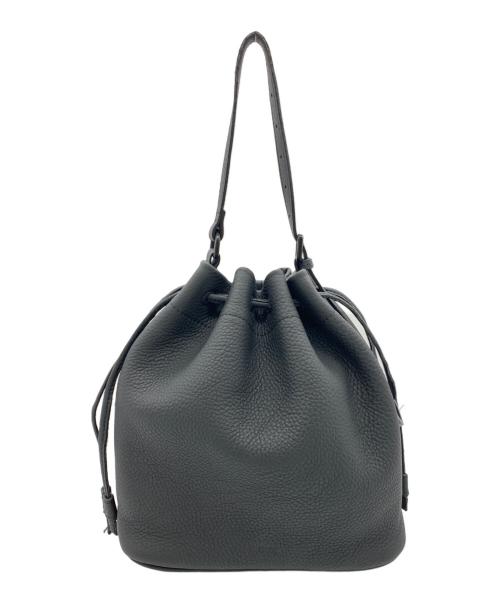untrack（アントラック）untrack (アントラック) CITY / ECCO Drawstring Bag M 60412 / 巾着ハンドバッグ ブラック サイズ:Mの古着・服飾アイテム