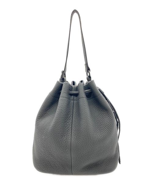 untrack（アントラック）untrack (アントラック) CITY / ECCO Drawstring Bag M 60412 / 巾着ハンドバッグ ブラック サイズ:Mの古着・服飾アイテム