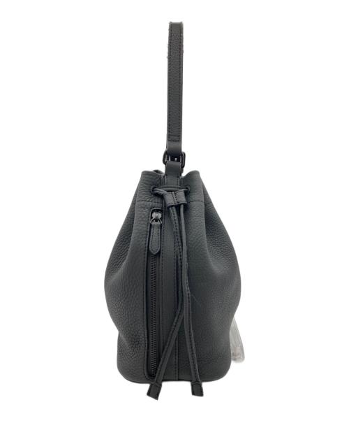 untrack（アントラック）untrack (アントラック) CITY / ECCO Drawstring Bag M 60412 / 巾着ハンドバッグ ブラック サイズ:Mの古着・服飾アイテム