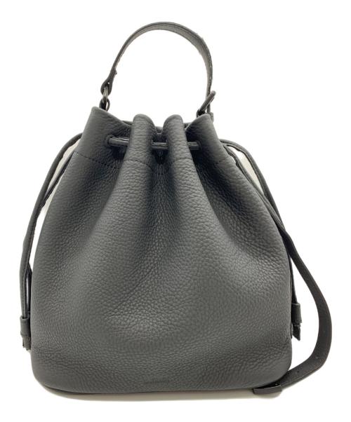 untrack（アントラック）untrack (アントラック) CITY / ECCO Drawstring Bag M 60412 / 巾着ハンドバッグ ブラック サイズ:Mの古着・服飾アイテム