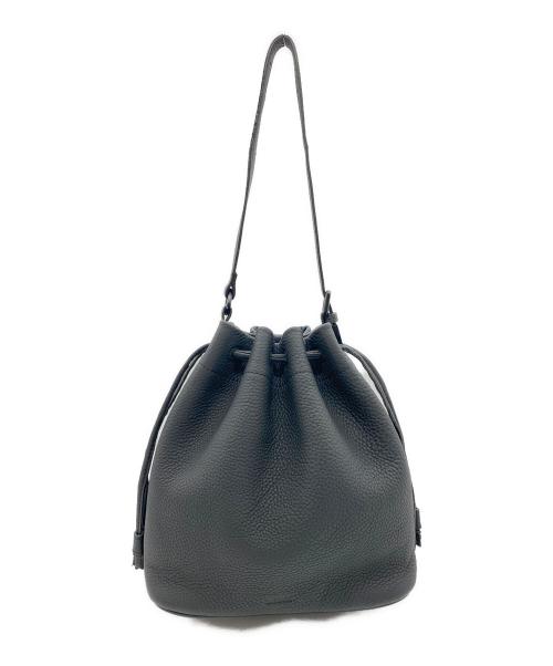 untrack（アントラック）untrack (アントラック) CITY / ECCO Drawstring Bag M 60412 / 巾着ハンドバッグ ブラック サイズ:Mの古着・服飾アイテム
