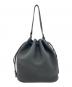 untrack（アントラック）の古着「CITY / ECCO Drawstring Bag M 60412 / 巾着ハンドバッグ」｜ブラック