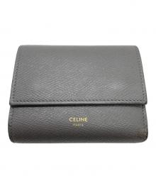 CELINE（セリーヌ）の古着「3つ折り財布」｜グレー