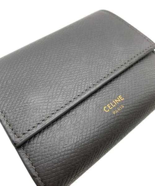 CELINE（セリーヌ）CELINE (セリーヌ) 3つ折り財布 グレーの古着・服飾アイテム