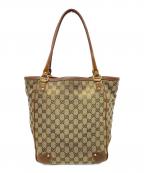 GUCCIグッチ）の古着「トートバッグ」｜ブラウン