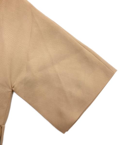ebure（エブール）ebure (エブール) 半袖ワンピース ベージュ サイズ:36の古着・服飾アイテム