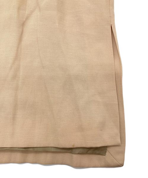 ebure（エブール）ebure (エブール) 半袖ワンピース ベージュ サイズ:36の古着・服飾アイテム
